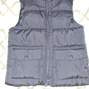 Old Navy Dark Blue Puffer Vest Size 4T